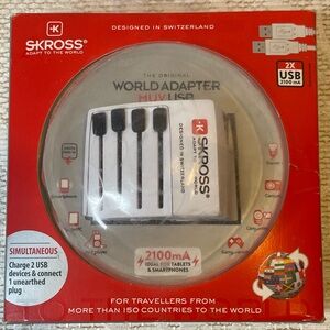 SKROSS World Travel adaptor MUV USB AC65PD
